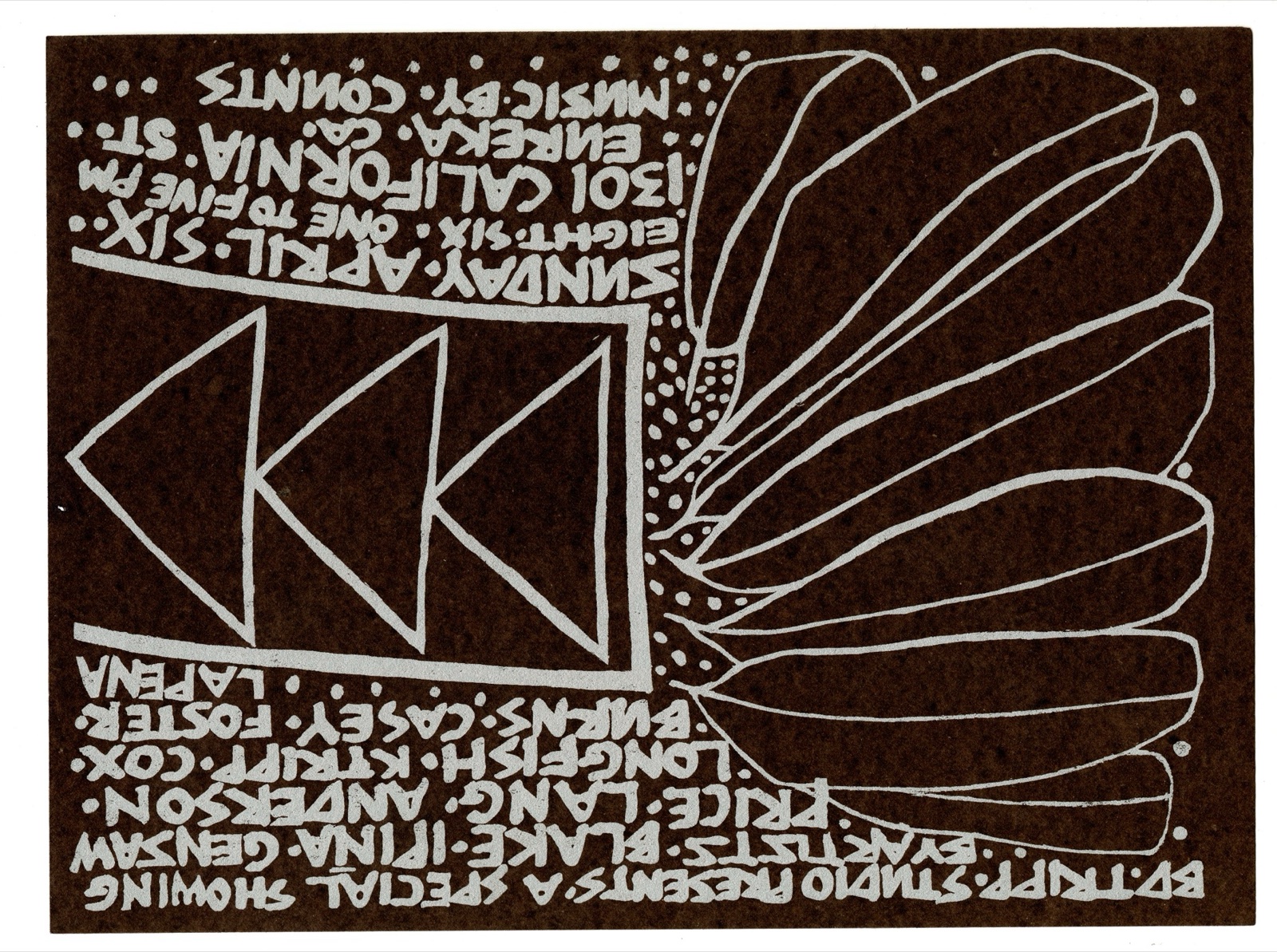 Flier — Brian D. Tripp Studio group show