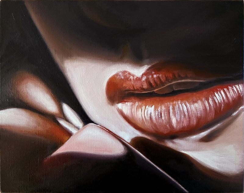Matt McCormick, I Can’t Treat You Better (Never My Love), 2023. Oil on canvas, 11 × 14 in (27.94 × 35.56 cm).