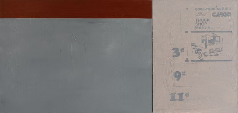 Matt McCormick, Threshold Of The System, 2026. Oil on canvas, 24 × 50 in (60.96 × 127 cm).